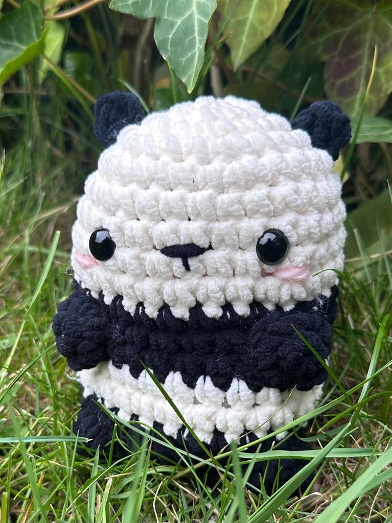 Gehaakte knuffel panda, opbrengst voor het goede doel ️, Ophalen, Handgemaakt, Overige typen, Nieuw