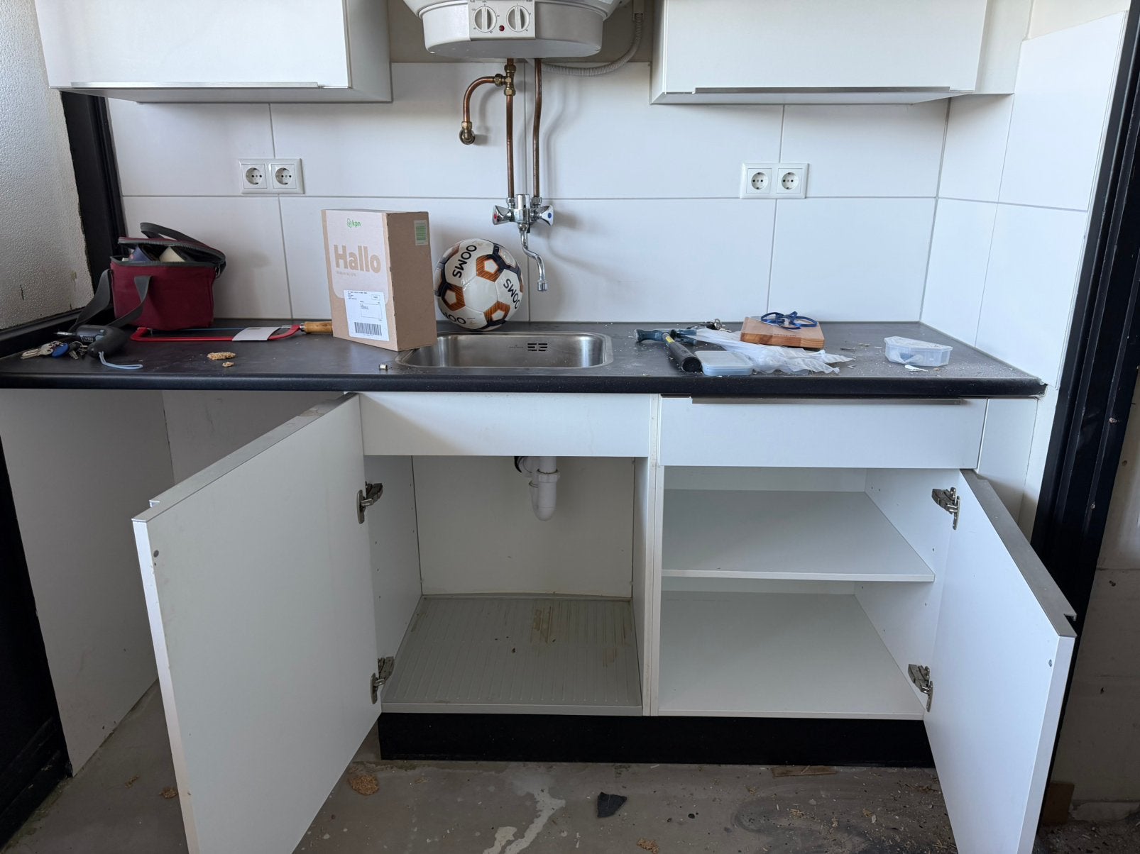 Complete keukens, Huis en Inrichting, Keuken | Complete keukens, Ophalen, Zo goed als nieuw, Wit