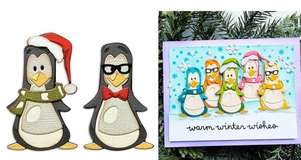 snijmallen Pinguins Kerstmis NIEUW, Ophalen of Verzenden, Nieuw, Kerst, Pons of Mal