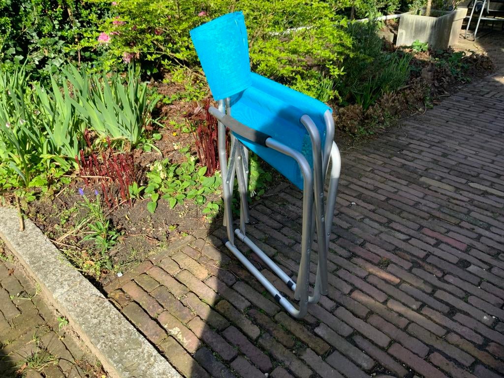 Lichtgewicht Regisseursstoel - Aluminium & Ademend, Ophalen of Verzenden, Gebruikt, Campingstoel
