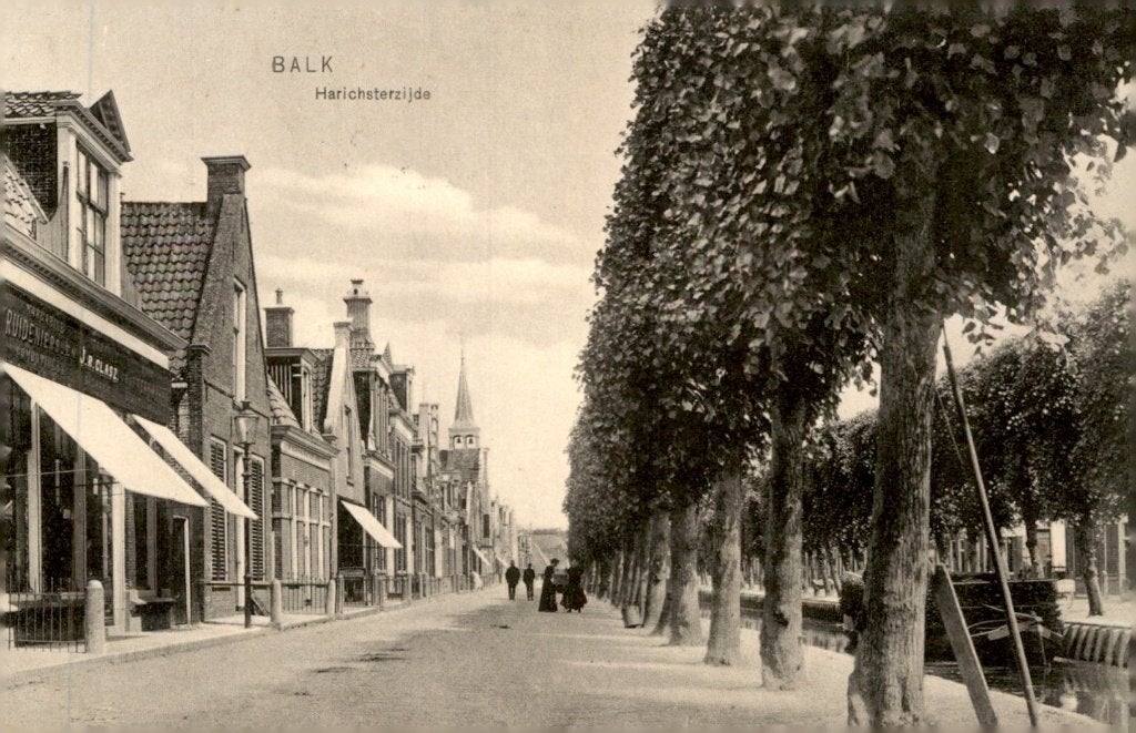 Balk Harichsterzijde # 822, Verzenden, Voor 1920, Gelopen, Friesland