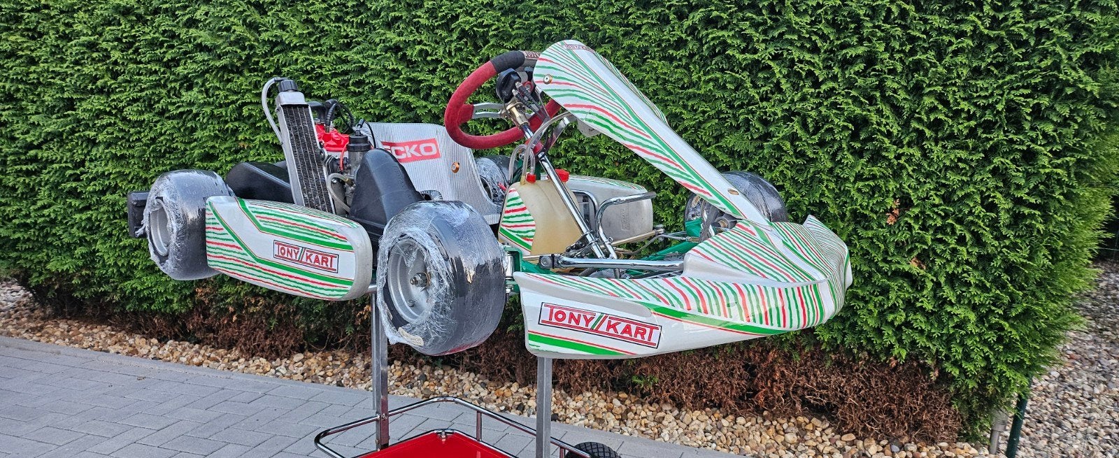 tonykart rotax max minimax+pitkar+alfano, Ophalen, Kart