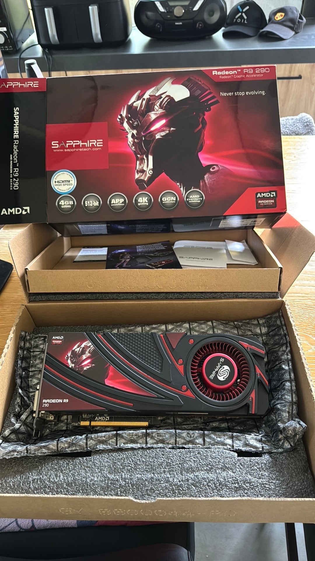 Sapphire AMD Radeon R9 series 290, 4GB, Computers en Software, Videokaarten, PCI-Express 3, Gebruikt, AMD, Ophalen of Verzenden