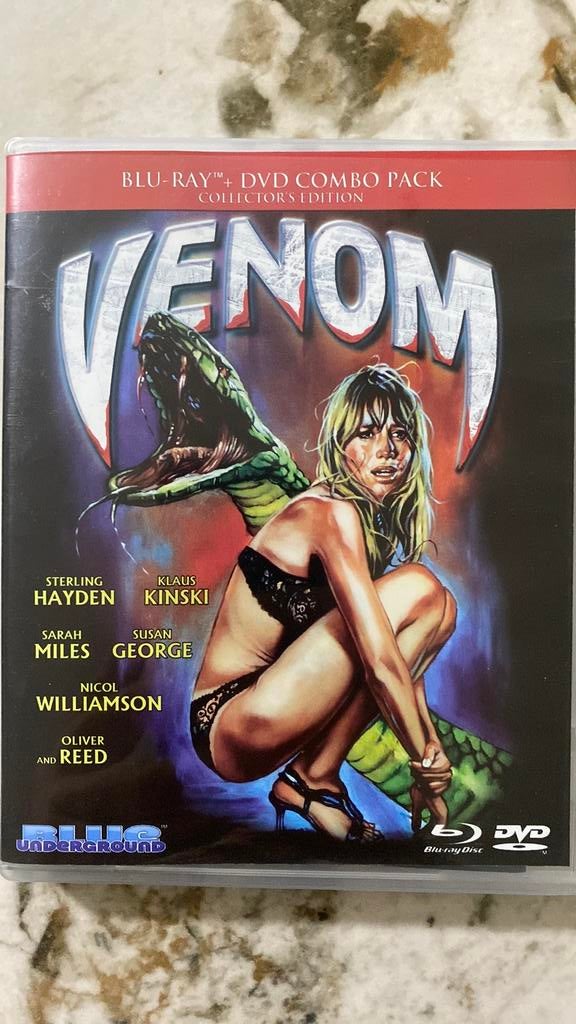 Venom blu ray horror collectors edition, Ophalen of Verzenden, Zo goed als nieuw, Horror