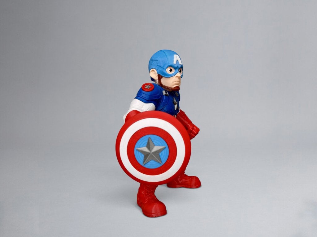 Captain America – Super Soldier Hero Figurine – 31 cm, Verzamelen, Ophalen of Verzenden, Nieuw, Fantasy