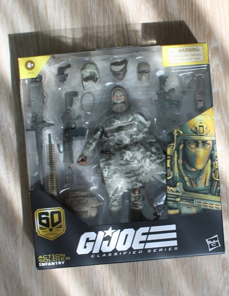 G.I. Joe Classified Action Soldier Infantry 60th Anniversary, Ophalen of Verzenden, Nieuw
