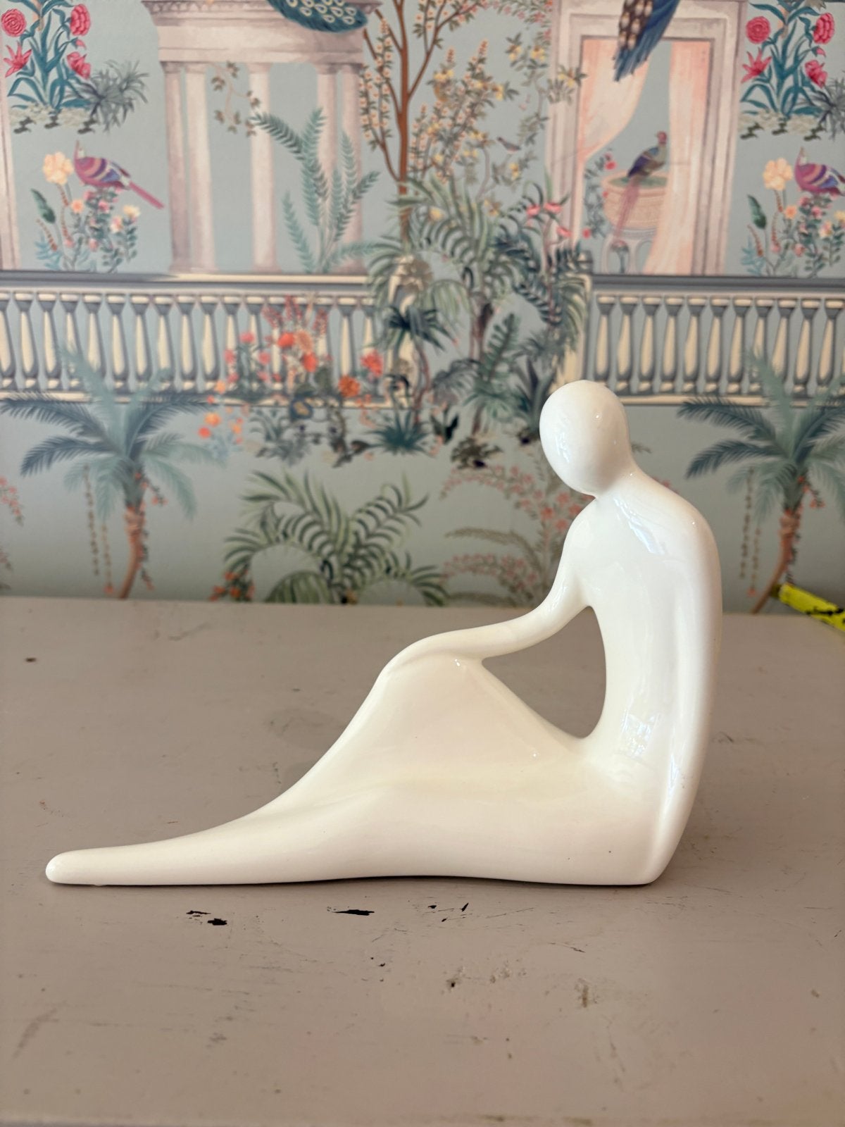 Tiziano Design & Emotions Porseleinen Sculptuur - Wit, Antiek en Kunst, Ophalen of Verzenden, Beeld, Wit, Steen/keramiek