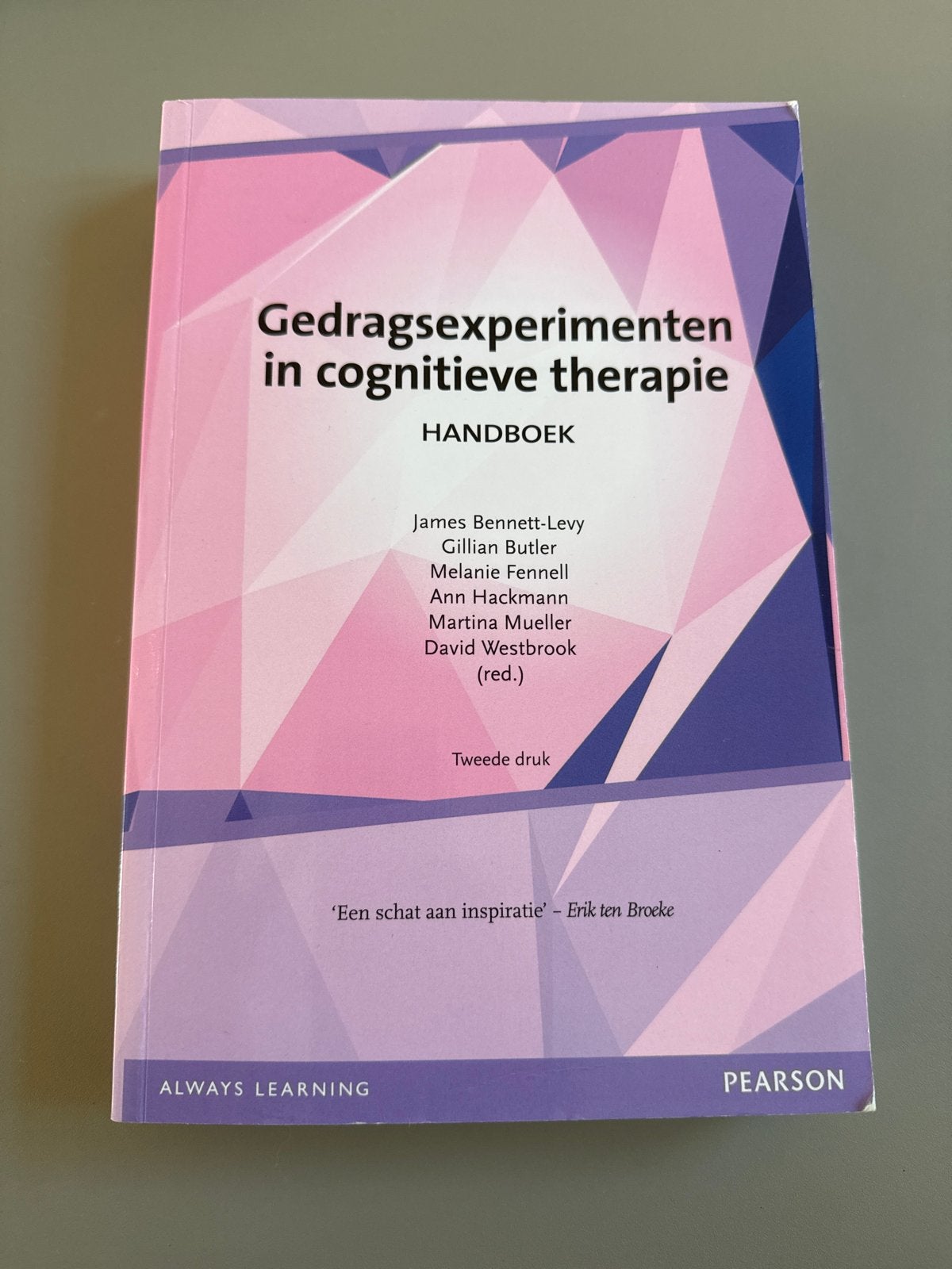 Gedragsexperimenten in cognitieve therapie - Handboek, Ophalen of Verzenden, Gamma, Gelezen, WO