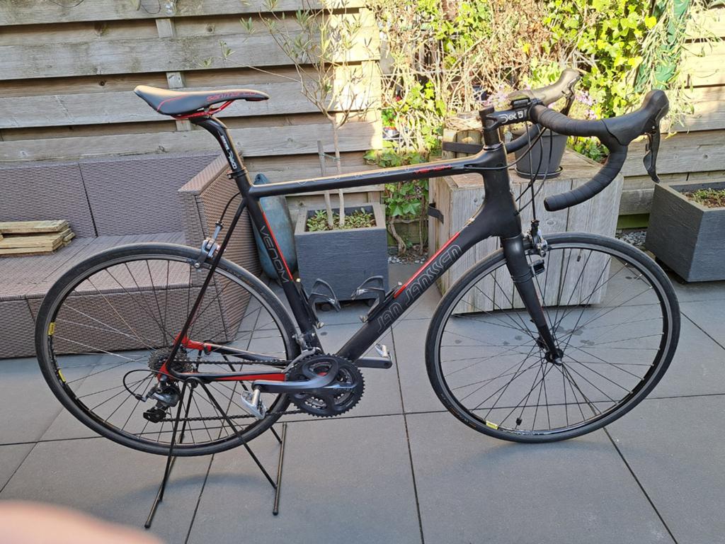 Jan Janssen Venom racefiets - Carbon frame, Fietsen en Brommers, Ophalen