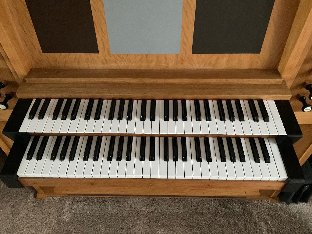 Klavieren voor pijporgel, Muziek en Instrumenten, Ophalen of Verzenden, Gebruikt, 2 klavieren, Orgel