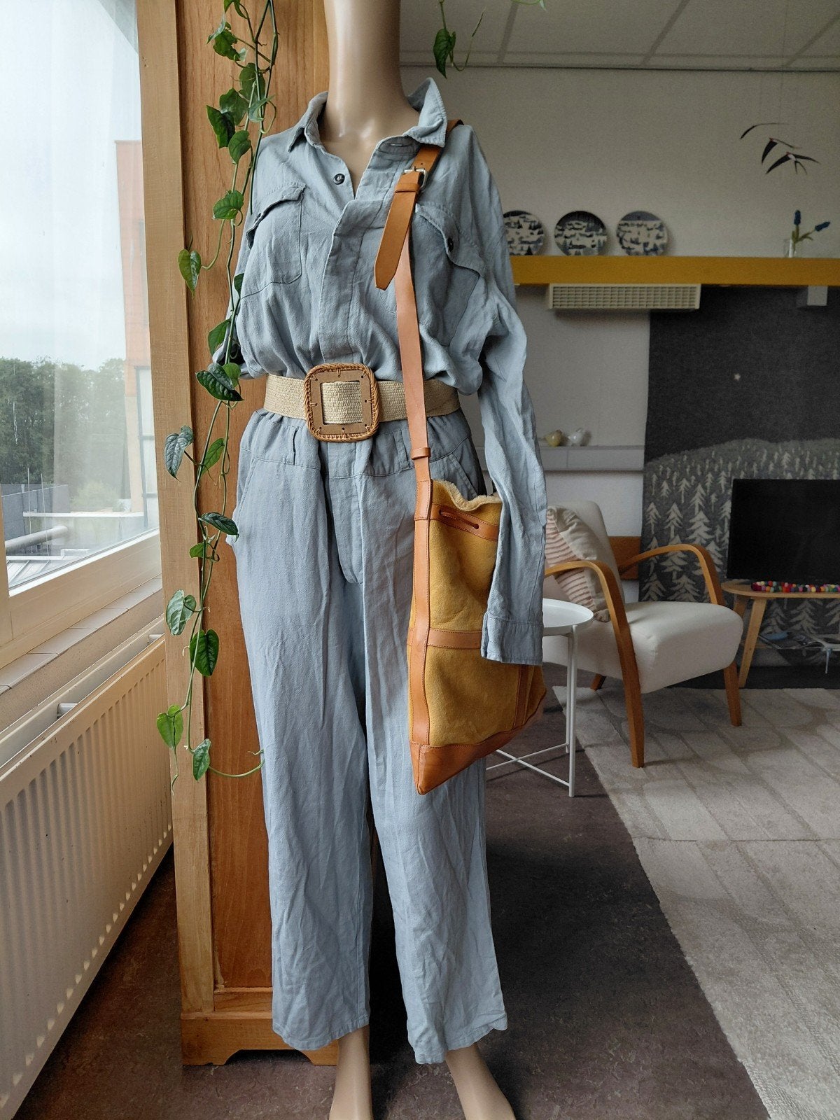 Asos jumspuit katoen M, Kleding | Dames, Maat 38/40 (M), Verzenden, Grijs, Asos