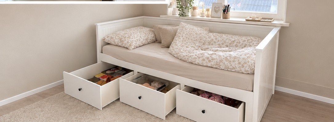 IKEA Hemnes Bedbank - Uitschuifbaar (80-160 cm), Ophalen of Verzenden