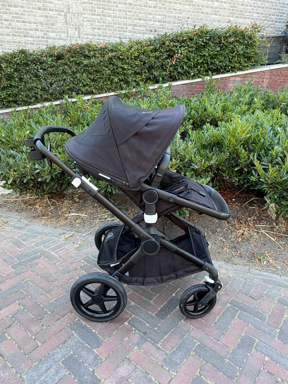 Bugaboo Fox 2 ALL BLACK met veel accessoires, Ophalen, Gebruikt, Bugaboo, Combiwagen