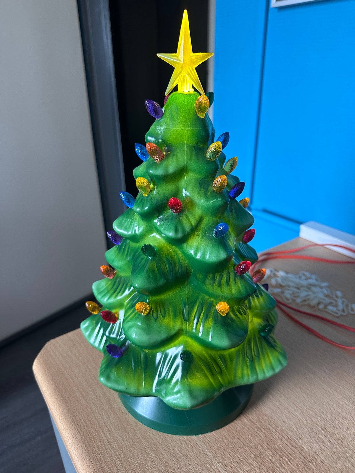 Kerstboom met verlichting, Ophalen of Verzenden, Nieuw