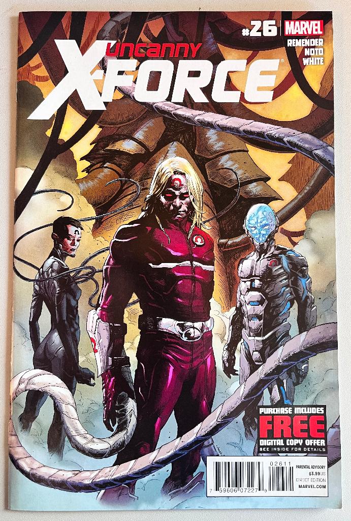 Uncanny X-Force #26 (Marvel Comics), Boeken, Amerika, Ophalen of Verzenden, Rick Remender, Gelezen