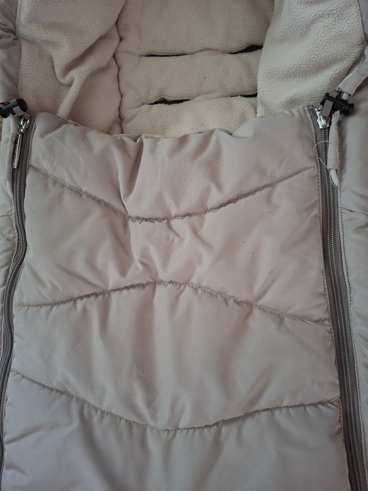 Stokke voetenzak beige - Gebruikt, Ophalen of Verzenden, Gebruikt