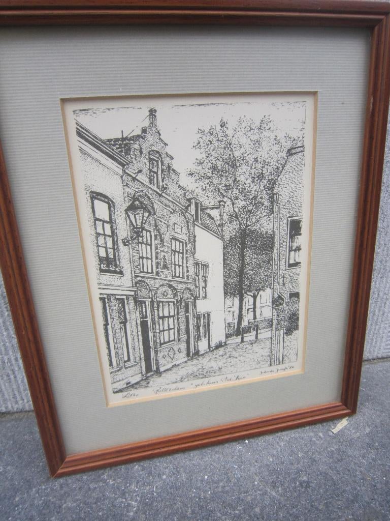 DelfshavRotterd. Litho geb Huis Piet Hein John de Jong '86., Ophalen of Verzenden