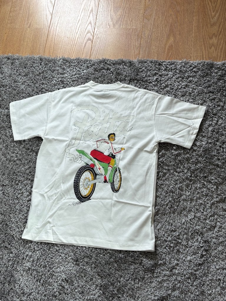Patta T-Shirt Wit met Meerkleurige Details in Maat M, Kleding | Heren, T-shirts, Maat 48/50 (M), Wit, Nieuw, Ophalen of Verzenden