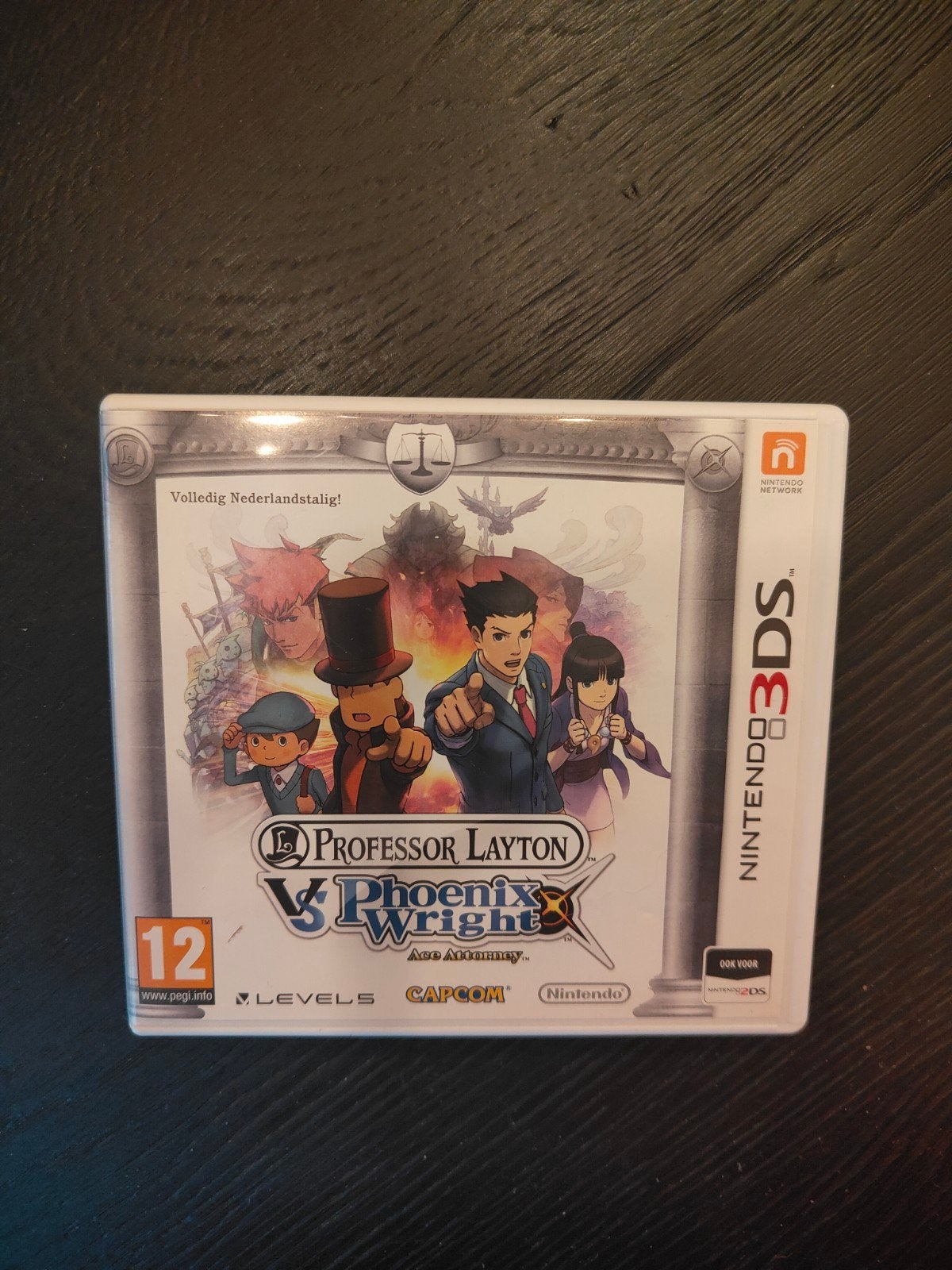 Professor Layton vs. Phoenix Wright: Nintendo 3DS COMPLEET, Puzzel en Educatief, 1 speler, Ophalen of Verzenden, Zo goed als nieuw