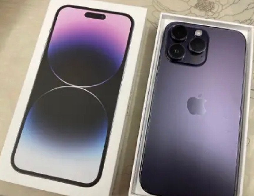 iPhone 14 pro purple 128GB, Ophalen, Zwart, IPhone 12, 128 GB