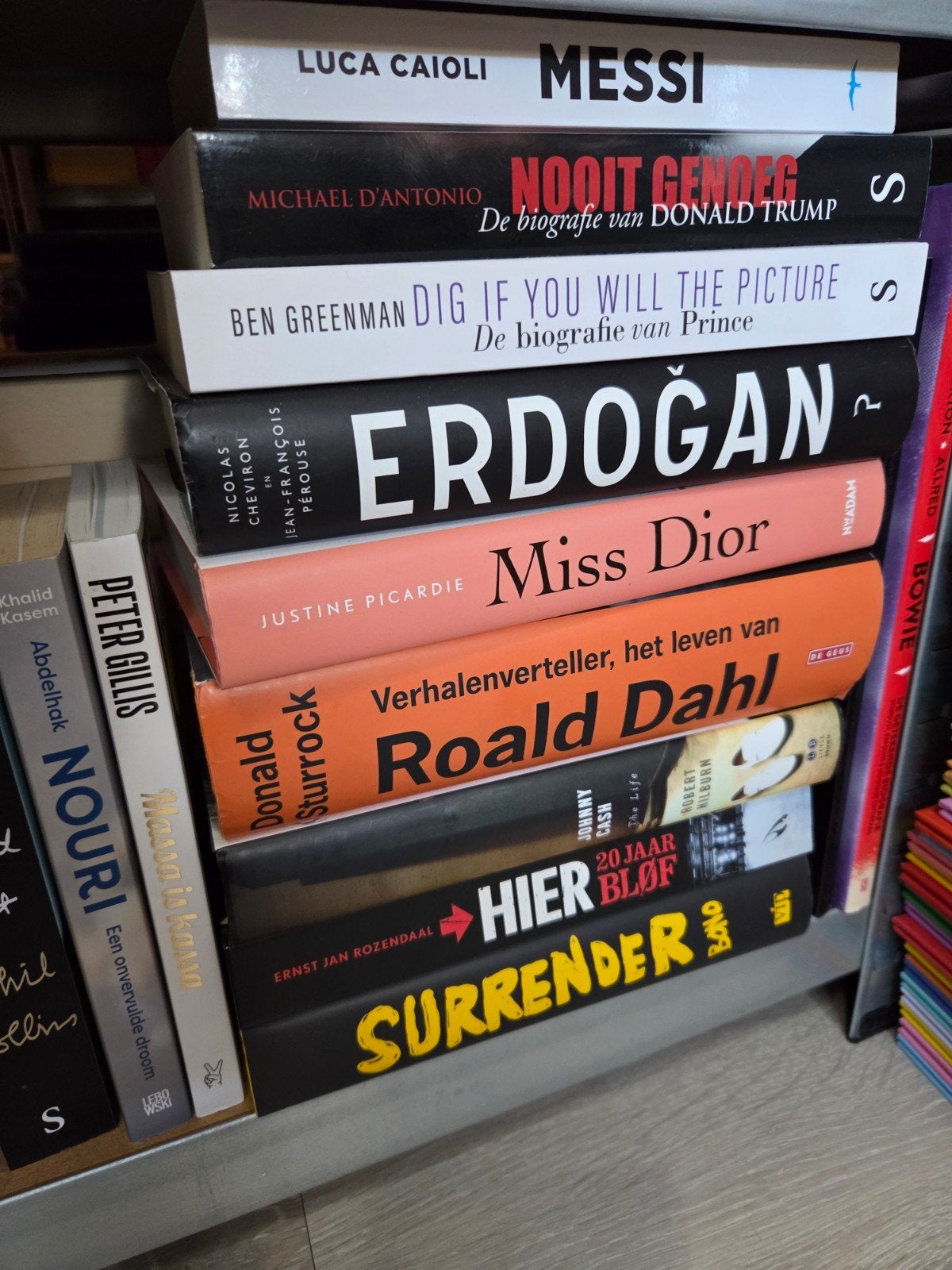Biografie boeken oa Messi Trump Bono Dahl Erdogan Prince, Boeken, Ophalen of Verzenden, Zo goed als nieuw