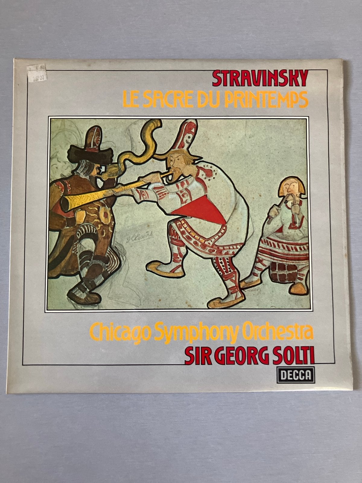 Stravinsky - Le Sacre du Printemps - CSO, Solti (SXL6691), Cd's en Dvd's, LP, Gebruikt, Stravinsky, Originele persing