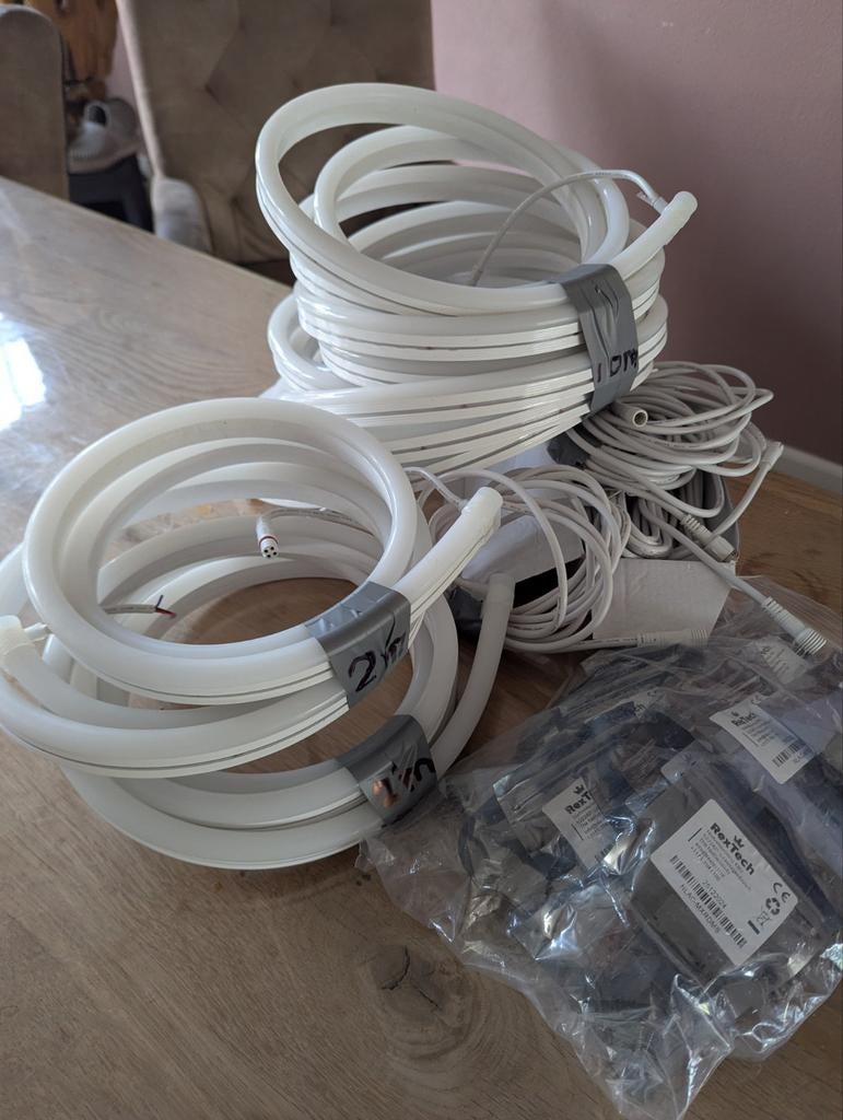 LED strip. RGB. Neon flex 14m, Ophalen of Verzenden