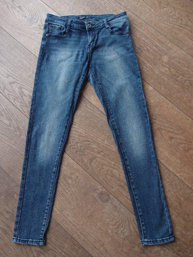 Mooie dames meisjes Toxik jeans spijkerbroek mid waist 38 M, Blauw, Toxik, Ophalen of Verzenden, Zo goed als nieuw