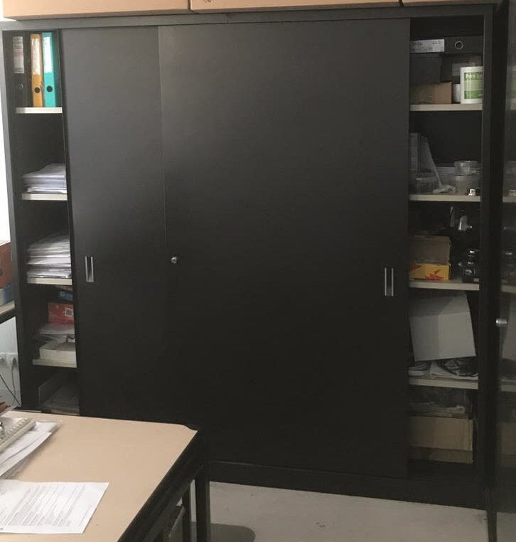 Archiefkast metaal  200 x 195 x 45 cm demonteerbaar, Huis en Inrichting, Ophalen, Gebruikt, 200 cm of meer, Metaal
