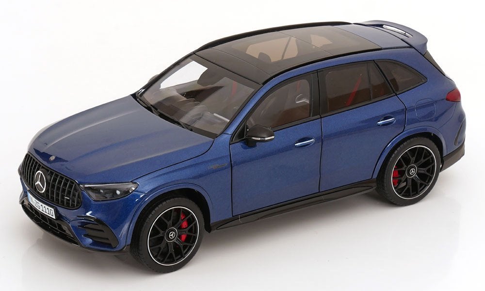 1:18 Mercedes-Benz GLC 63S E Performance - Blauw metallic, Hobby en Vrije tijd, Overige merken, Auto, ., Nieuw