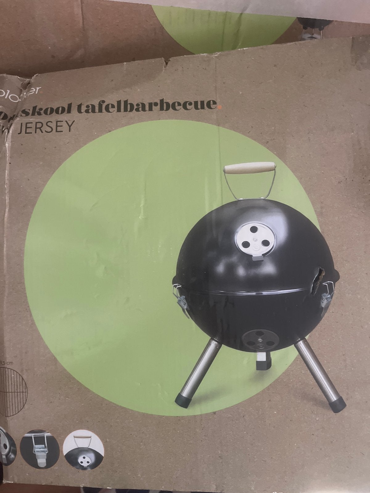 Nieuwe Houtskool Tafelbarbecue New Jersey Blokker, Ophalen of Verzenden, Nieuw