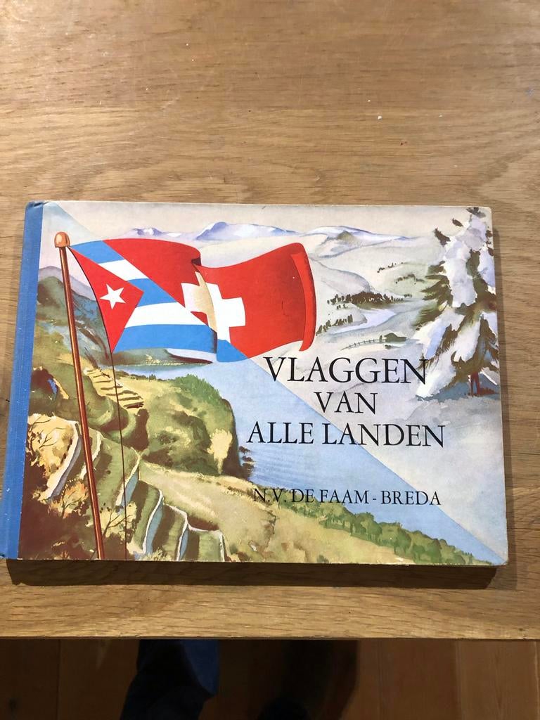Verzamel album vlaggen, Diversen, Vlaggen en Wimpels, Ophalen of Verzenden, Gebruikt