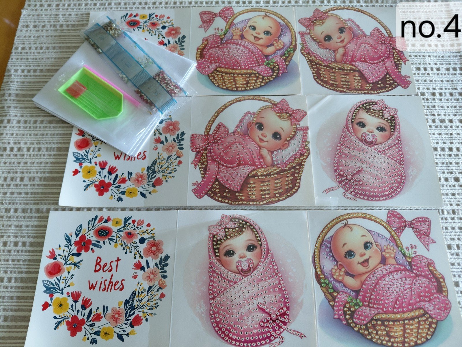 Diamond painting kaarten die jezelf nog moet maken, Ophalen of Verzenden, Nieuw