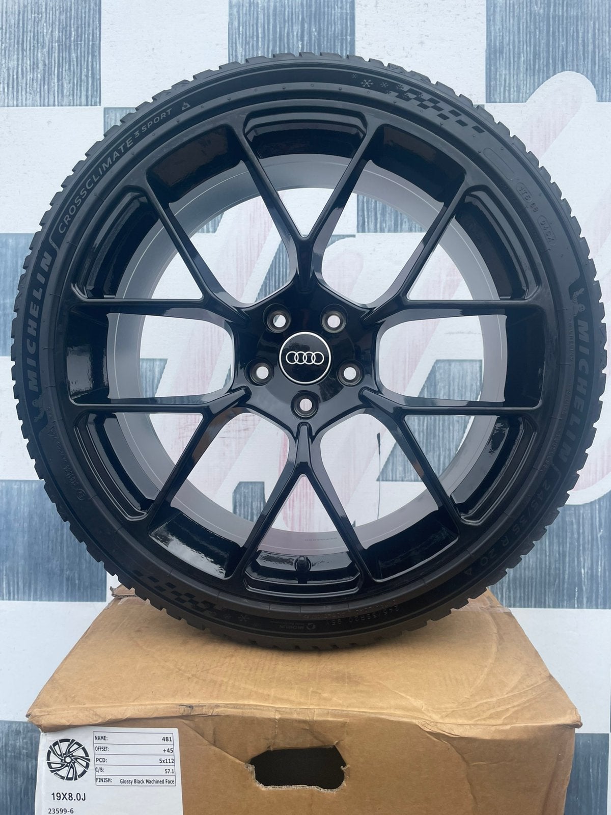 20 inch AUDI A5 RS5 velgen 5x112 + michelin Q3 A4, Auto-onderdelen, 245 mm, Banden en Velgen, Nieuw, Ophalen of Verzenden