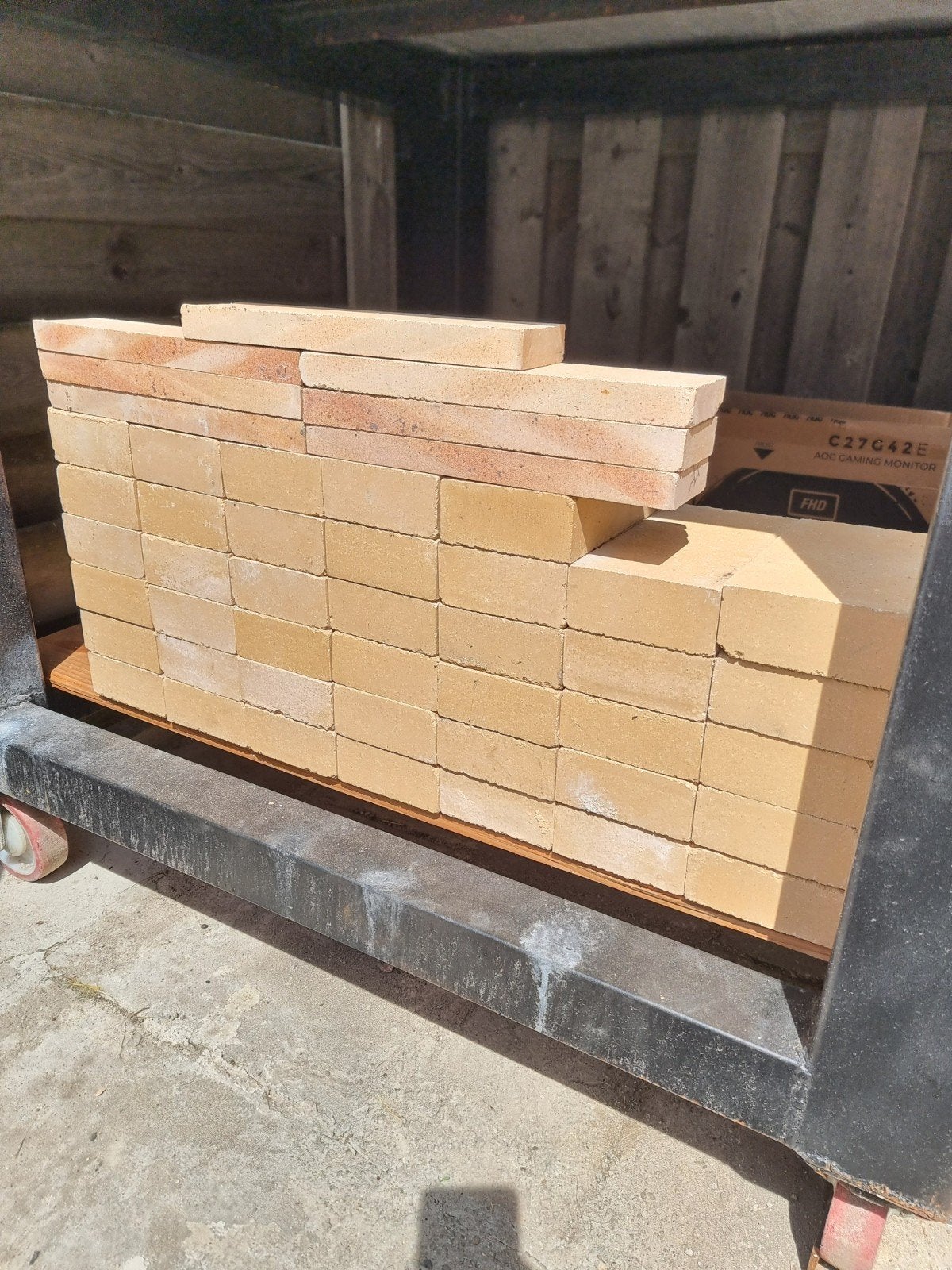 Vuurvaste stenen, Doe-het-zelf en Verbouw, Hout en Planken, Ophalen of Verzenden, 50 mm of meer, Balk, Minder dan 200 cm