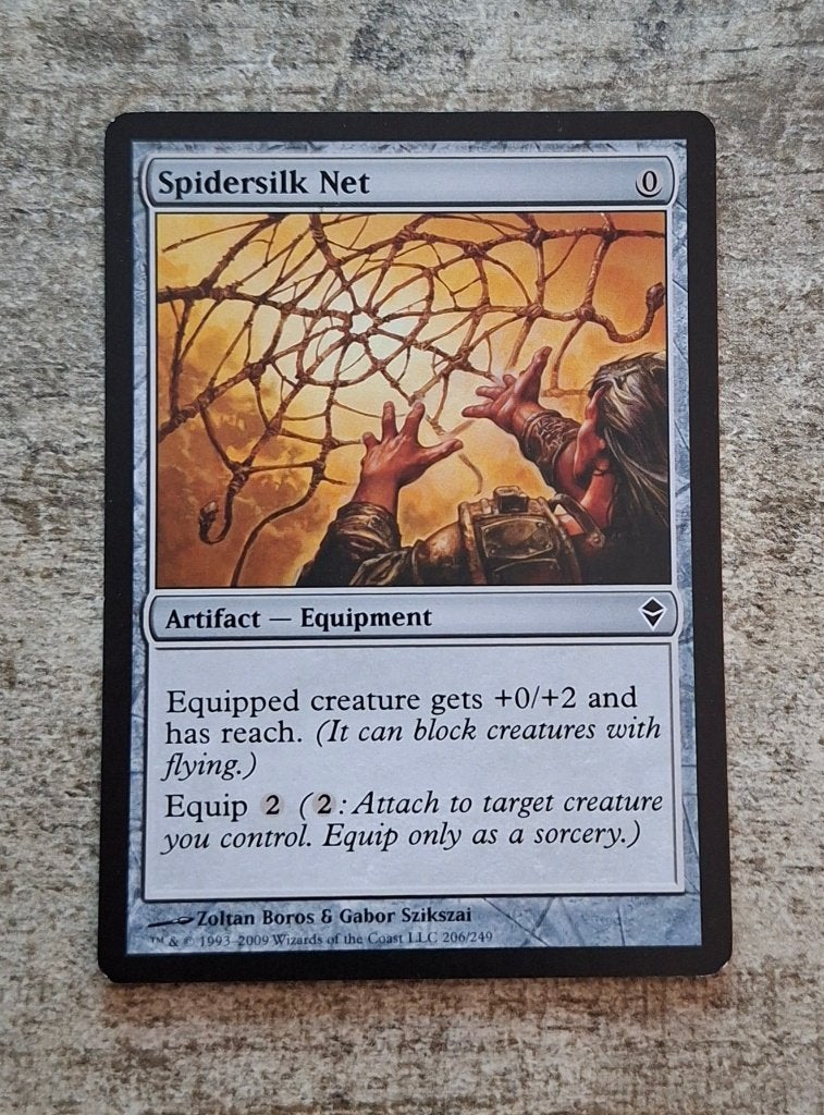 Spidersilk Net - Magic the Gathering, Verzenden, Gebruikt, Losse kaart