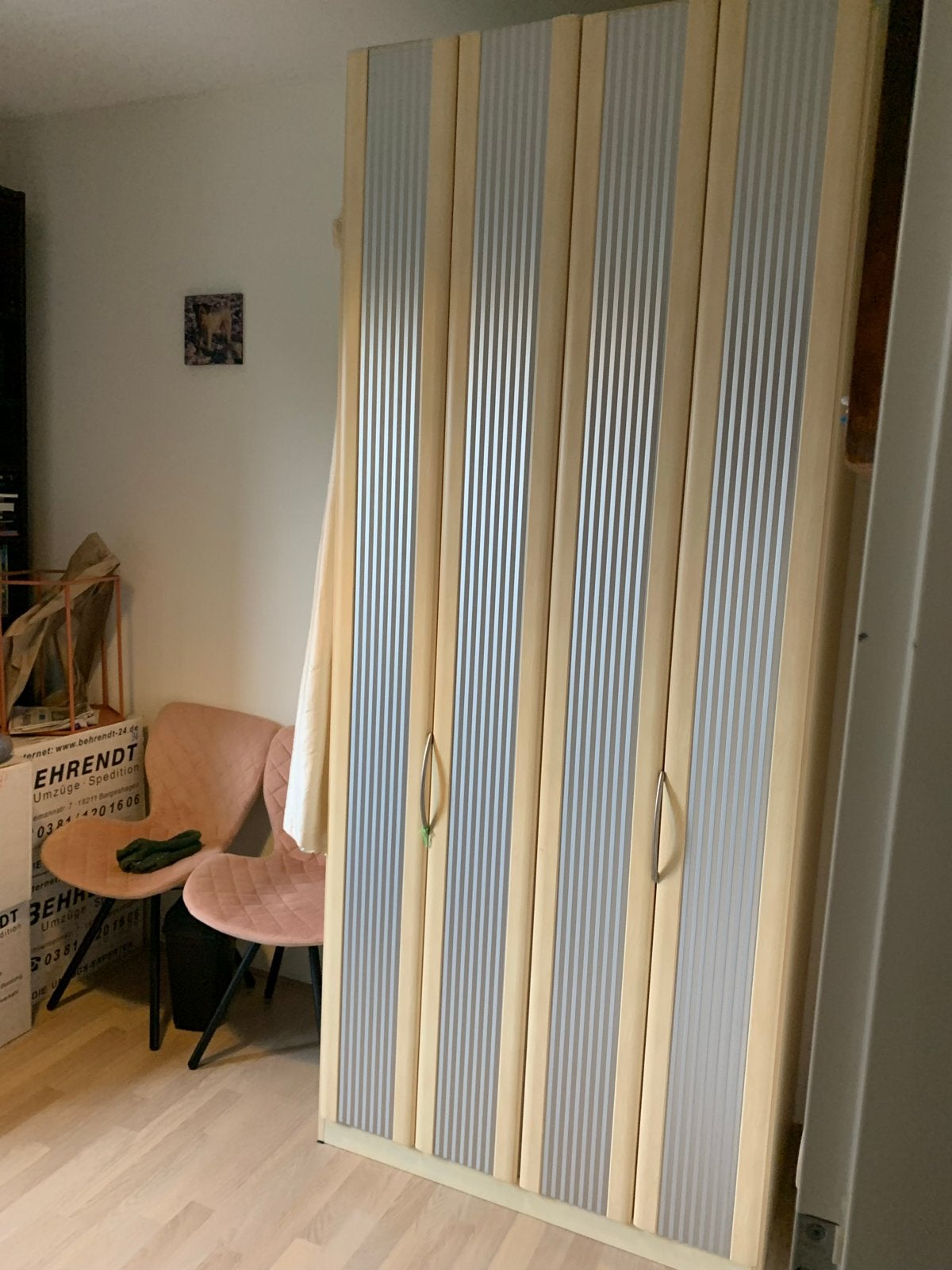 Nolte Kledingkast met lades en hangruimte, Ophalen, Gebruikt, 100 tot 150 cm, 200 cm of meer