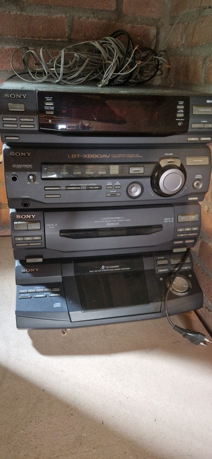 Sony LBT-XB80AV Hifi Set met Speakers en Afstandsbediening, Ophalen of Verzenden