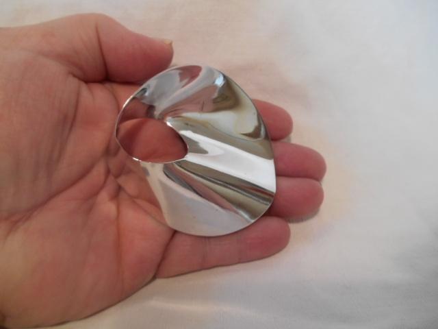 Modernistische echt zilveren MOEBIUS knoop broche, Sieraden, Tassen en Uiterlijk, Antieke sieraden, Verzenden, Zilver, Broche