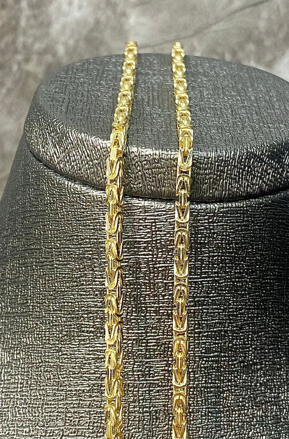 14k Gouden Koningsketting, Ophalen of Verzenden, Nieuw, Goud, Verstelbaar