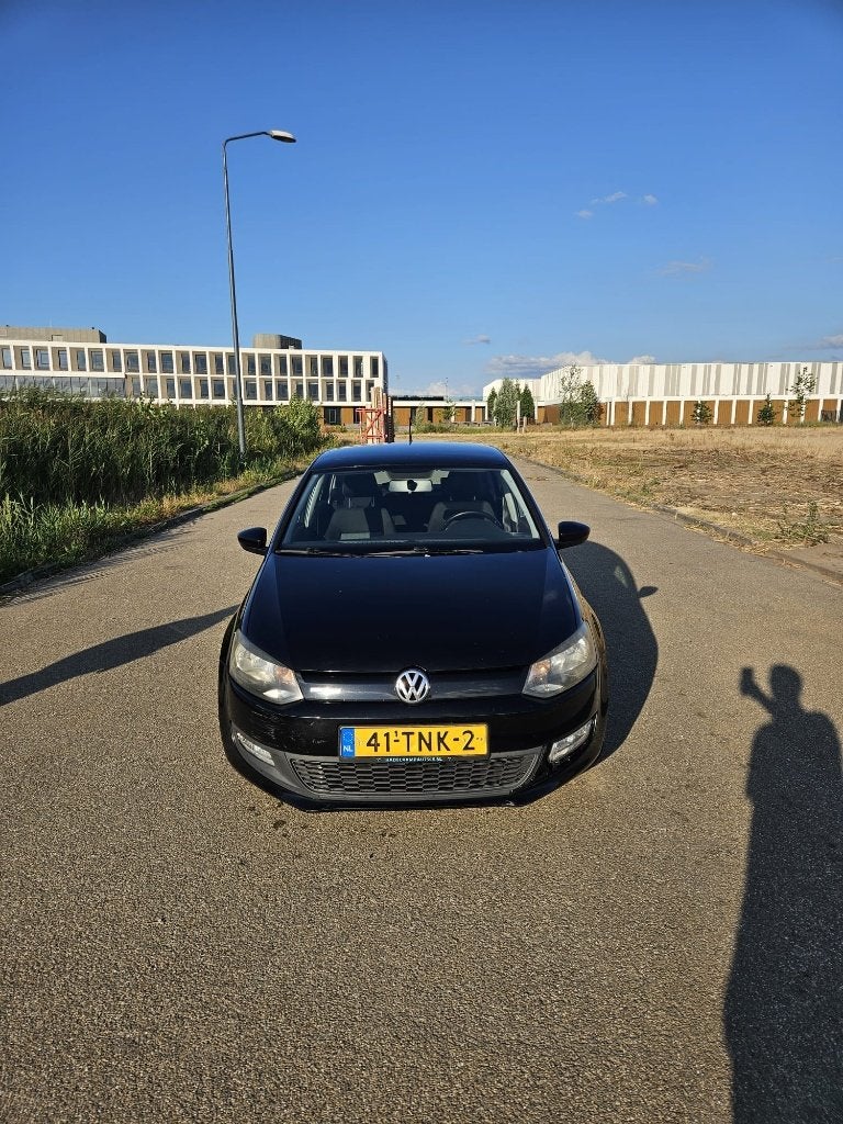 Volkswagen Polo 1.2 TDI 55KW BM 2012 Zwart, Auto's, Voorwielaandrijving, 74 pk, 1199 cc, 96 €/maand