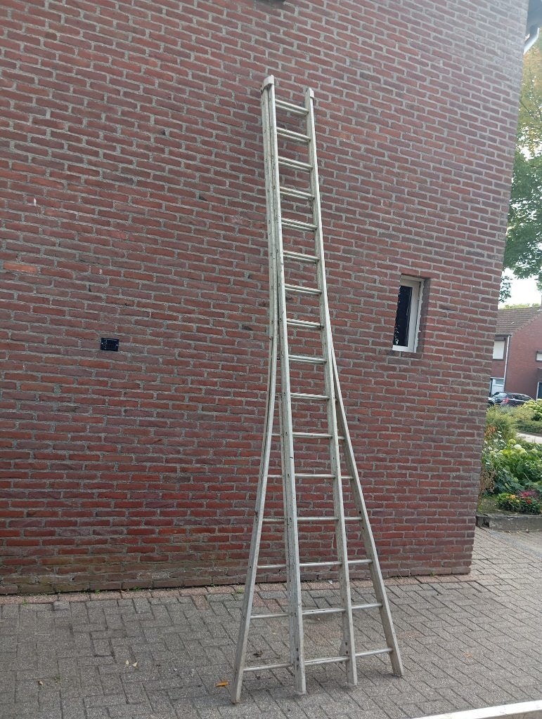 Te koop ladder, Ophalen, Gebruikt, Ladder, 4 meter of meer