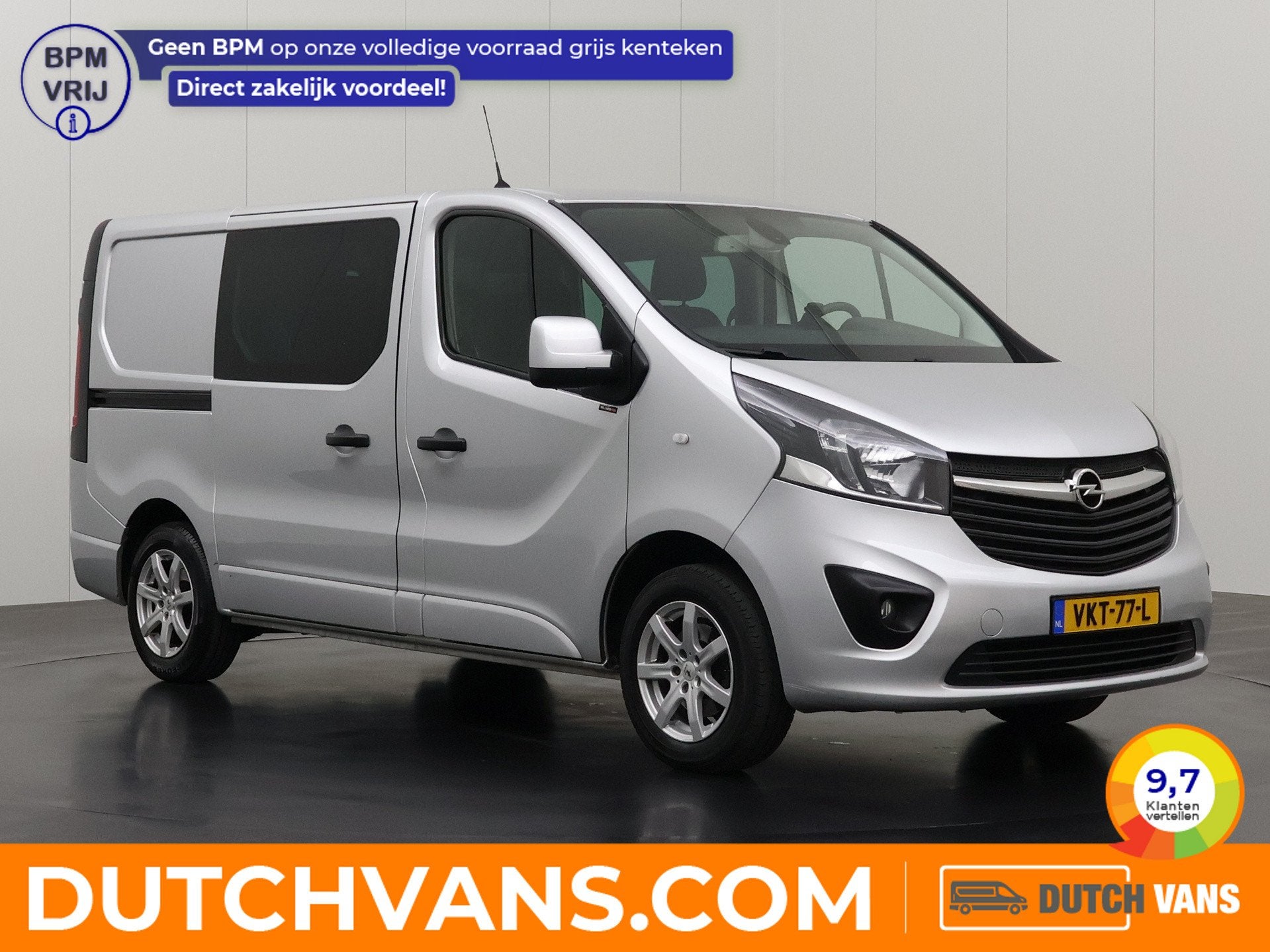 Opel Vivaro 1.6CDTI 120PK Dubbele Cabine Sport | Navigatie |, Voorwielaandrijving, Gebruikt, 4 cilinders, 2000 kg