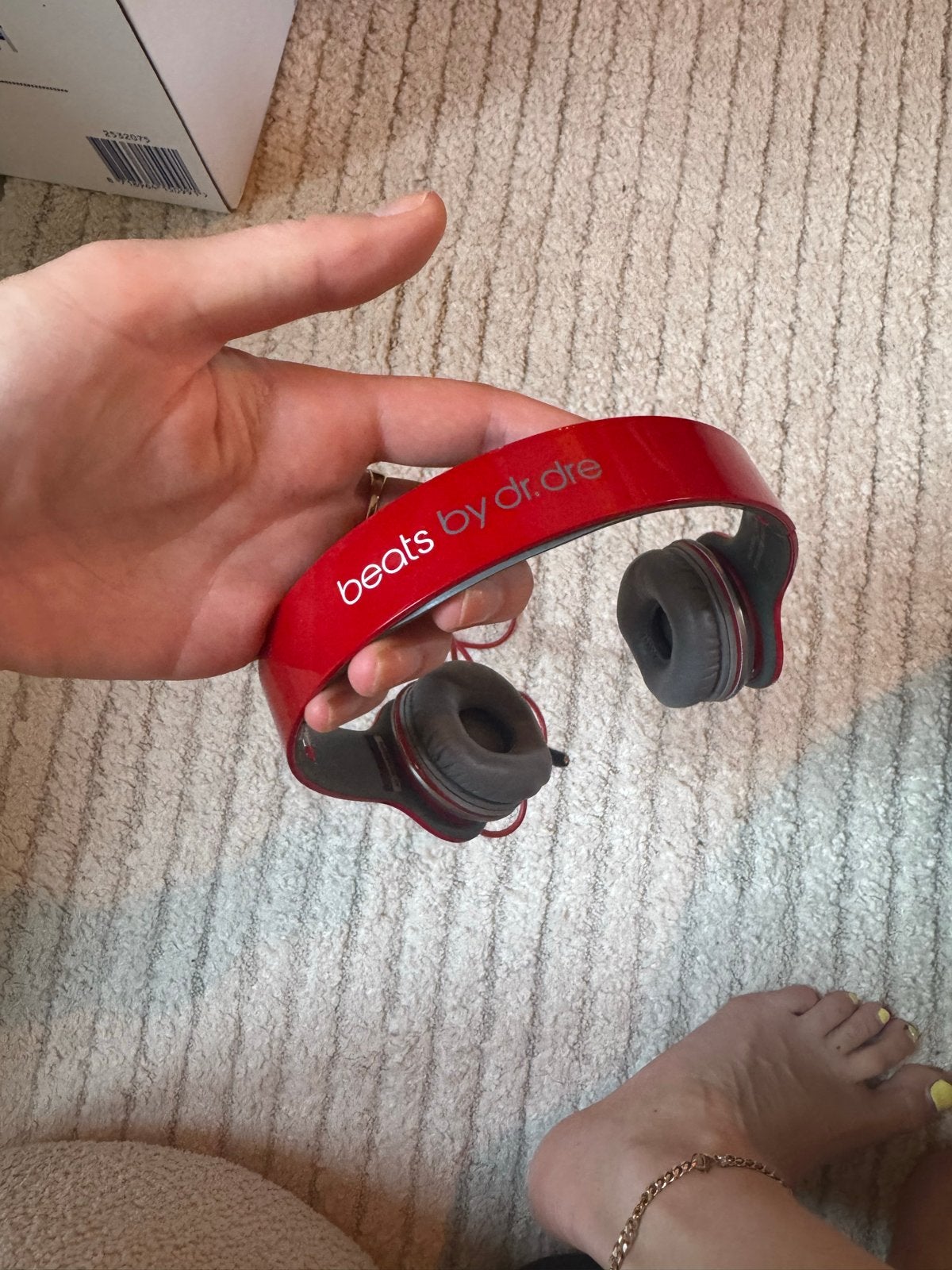 Beats by Dr. Dre Solo HD koptelefoon - Rood, Audio, Tv en Foto, Koptelefoons, Gebruikt, Beats, On-ear, Ophalen of Verzenden