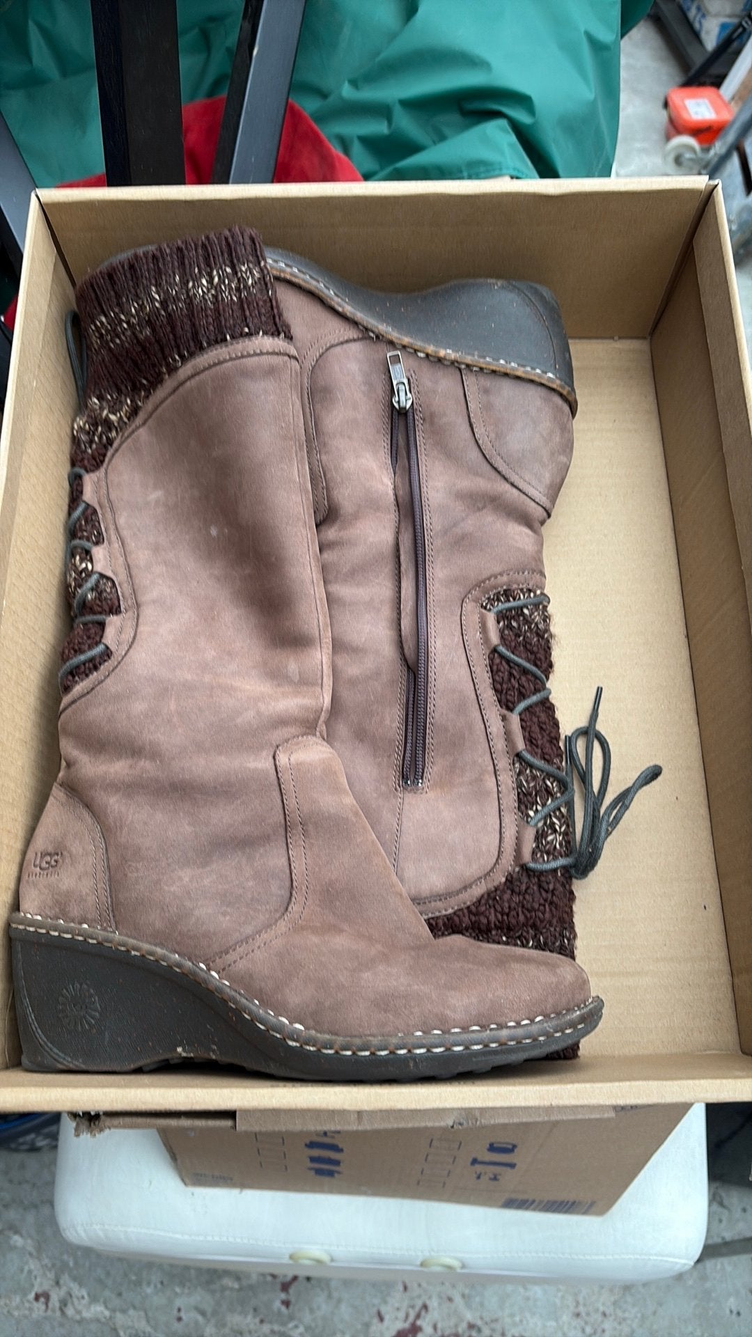UGG W Skylar Laarzen - Maat 40 - Bruin, D, Bruin, A, Lage of Enkellaarzen