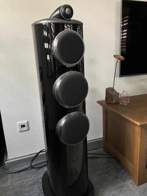 B&W 804D4 (zwart) in schitterende staat, Audio, Tv en Foto, Vloerstaande luidspreker, Zo goed als nieuw, Bowers & Wilkins (B&W)