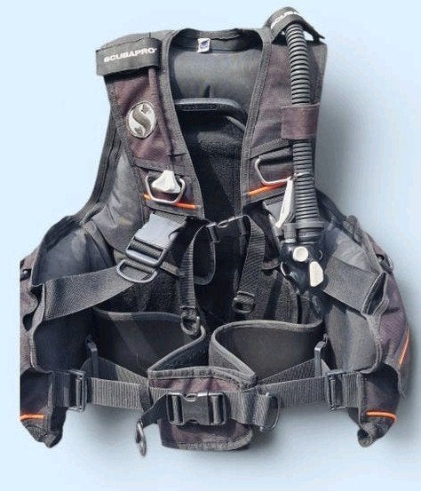 Scubapro glide 1000 L + soft/loodgordel. trimvest, bcd., Ophalen of Verzenden, Gebruikt, Trimvest of Wing