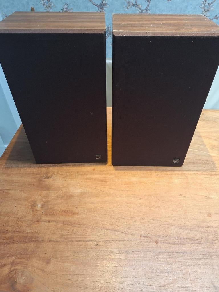 2 KEF speakers, Audio, Tv en Foto, Luidsprekers, Ophalen, 120 watt of meer, Front, Rear of Stereo speakers, Overige merken