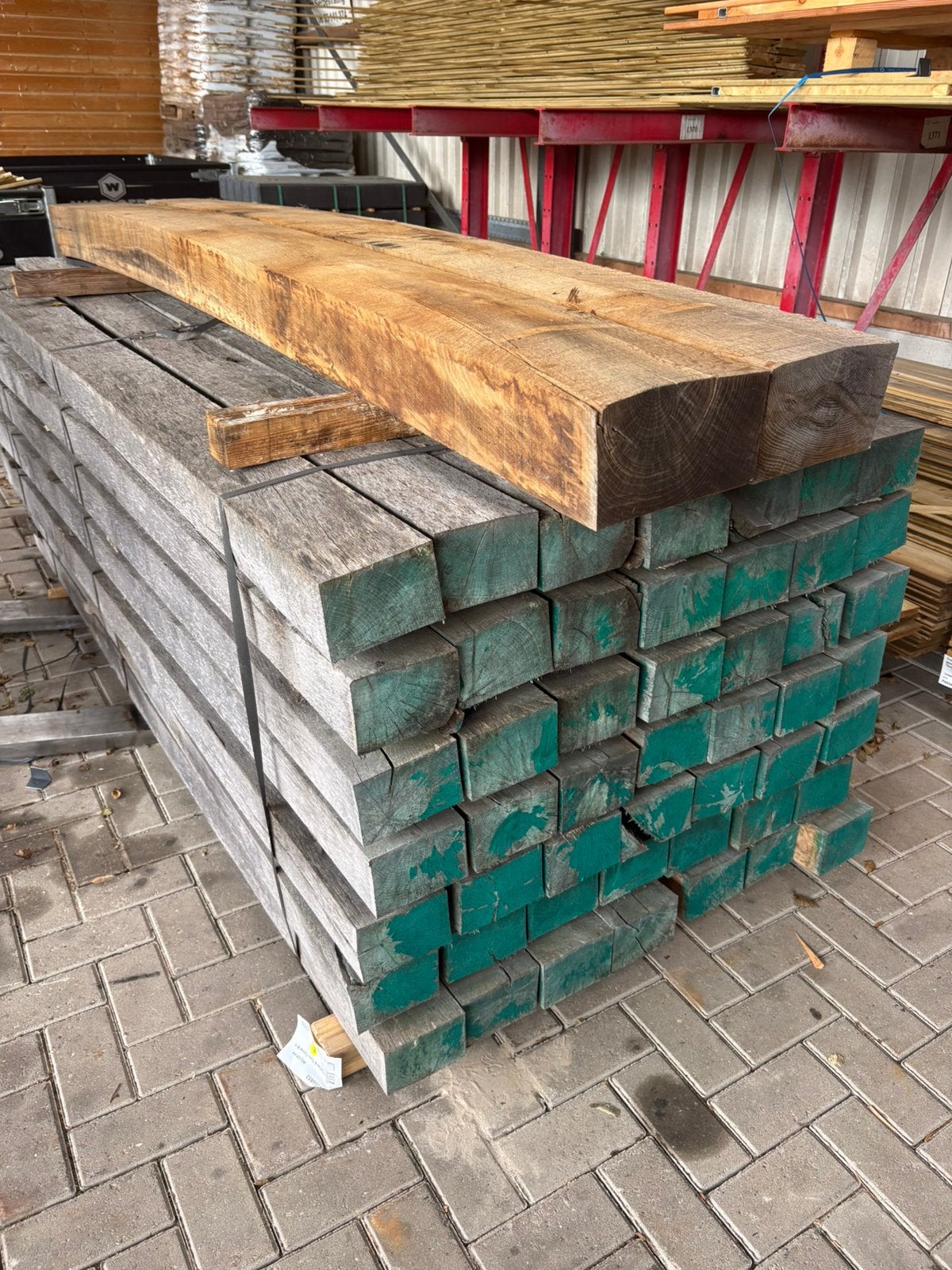 Eilen bielzen 260x22x13cm - restanten, Ophalen, Zo goed als nieuw, 250 cm of meer, Balken