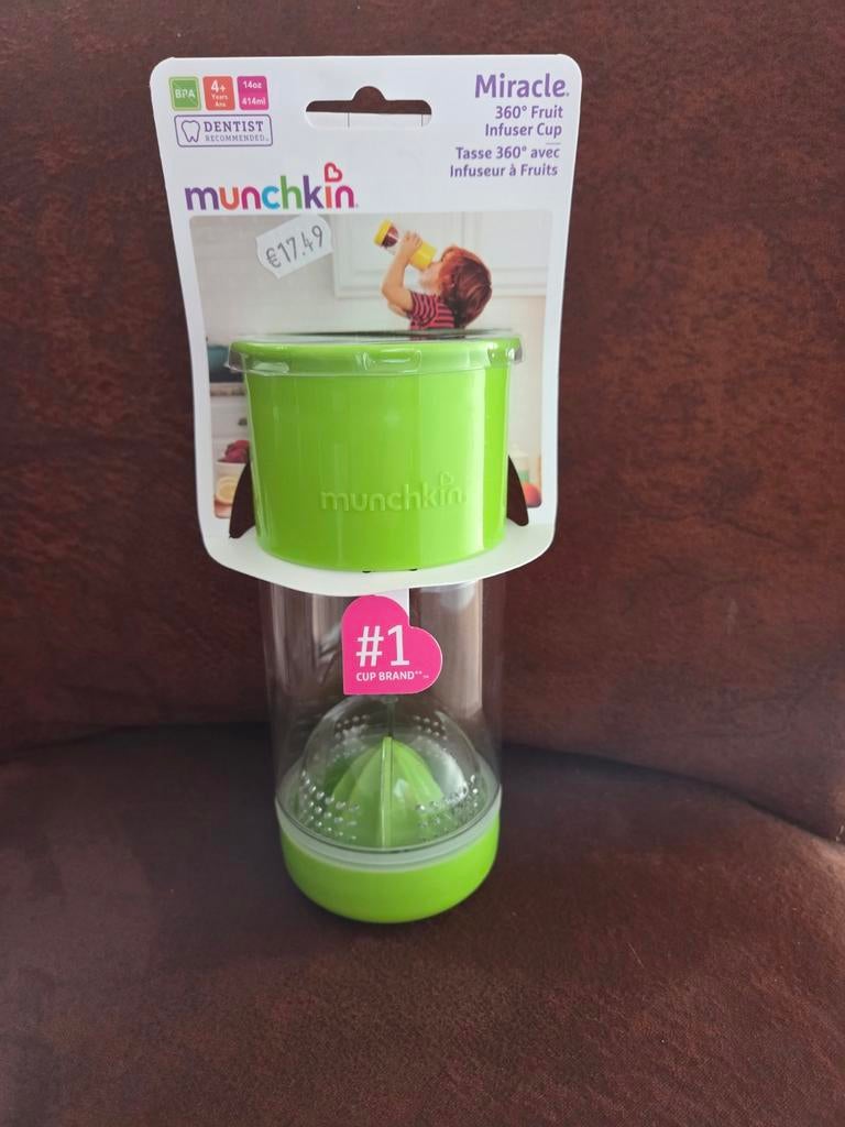 Munchkin Miracle 360 Fruit Infuser Cup, ongebruikt, Ophalen of Verzenden, Nieuw